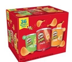 Pringles Grab & Go Potato Crips Variety, 36-Count