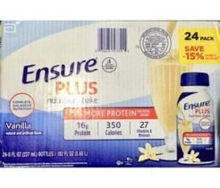 Ensure Plus Nutrition Vanilla Shake- pack of 24