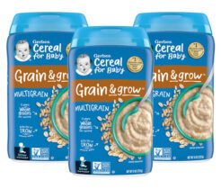 Gerber (227g) 2nd Food, Multigrain Baby Cereal, Sitter, Grain & Grow